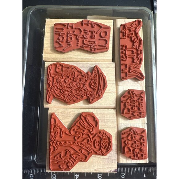 Stampin Up! When I Grow Up Rubber Stamps Little Kids Dressing Like Mom and Dad - Picture 2 of 3